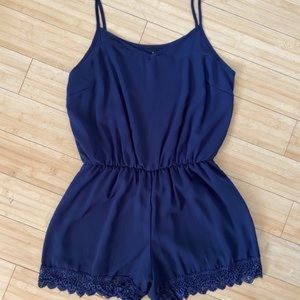 ING Navy Blue Romper